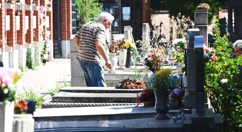 Veszélyes helyzet alakult ki a szabolcsi temetőben, a hozzátartozókat azonnali lépésre kérik