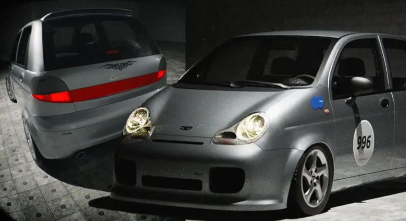 Porsche 911-est csináltak a pici Daewoo Matizból