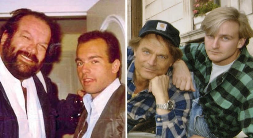 Így néznek ki most Bud Spencer és Terence Hill fiai – Friss fotókon a 64 éves Giuseppe és az 55 éves Jess