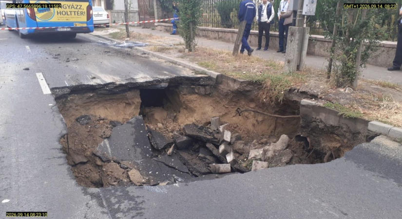 Nem tudják, hogyan mosódott ki a talaj a XV. kerületi baleset helyszínén