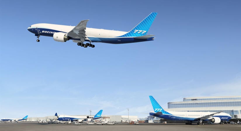 Legfeljebb 35 darab 777F értékesítésére kapott kivételezést a Boeing