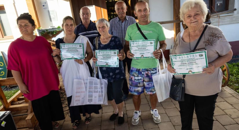 Megvannak Almásfüzitő legszebb kertjei – mutatjuk a büszke díjazottakat