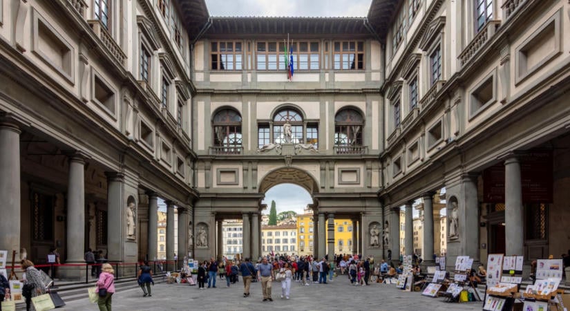 Ötvenmillió euróból újul meg a firenzei Uffizi