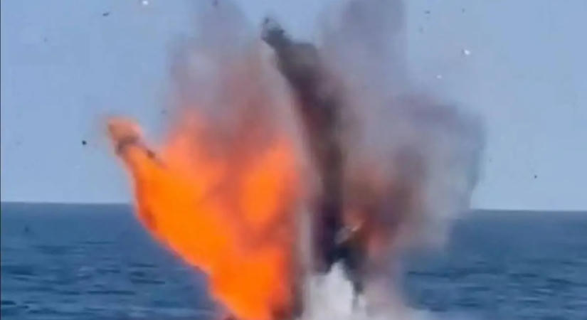 A román légierő megsemmisített egy tengeri drónt a Neptun Deep gázmező közvetlen közelében