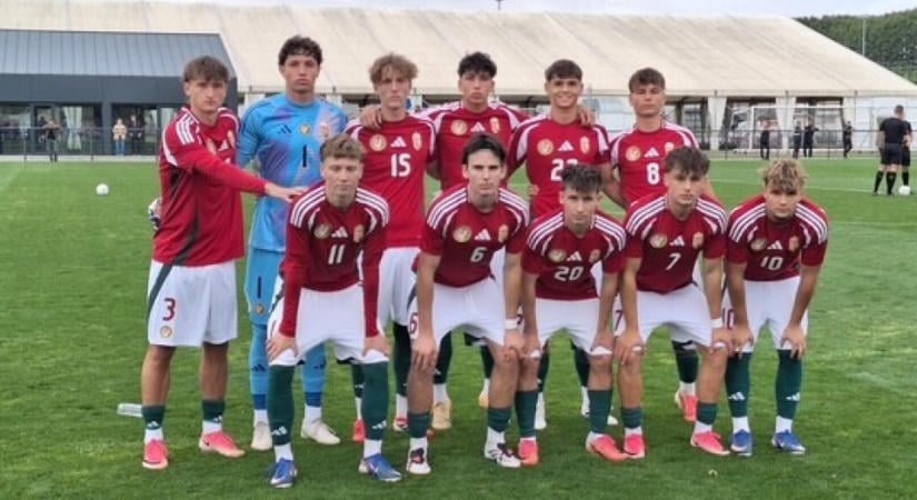U19-es válogatott: a 91. percben, a lécről vágódott a gólvonal mögé a győztes gól