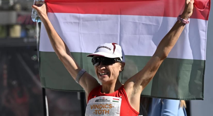 Országos csúccsal nyerte meg a Varsó Marathont Vindics-Tóth Lili Anna