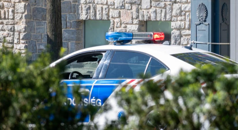 A temetőből üzent a magyar rendőrség
