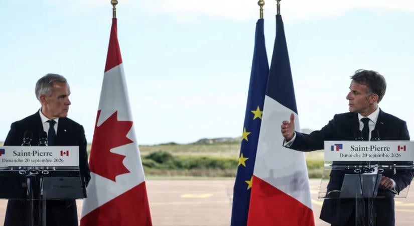 Macron: Franciaország és Kanada "mélyreható közeledésre" törekszik több területen