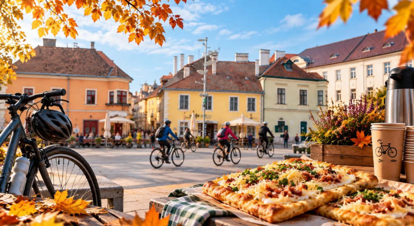 Nem mindennapi reggeli várja a győri bringásokat: langallóval indul az ősz