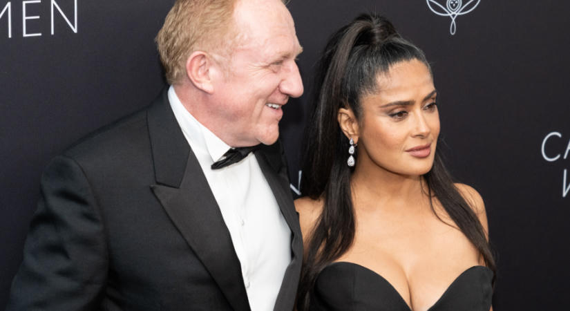 Matchy-matchy: Salma Hayek férjével együtt lopta el a show-t New Yorkban