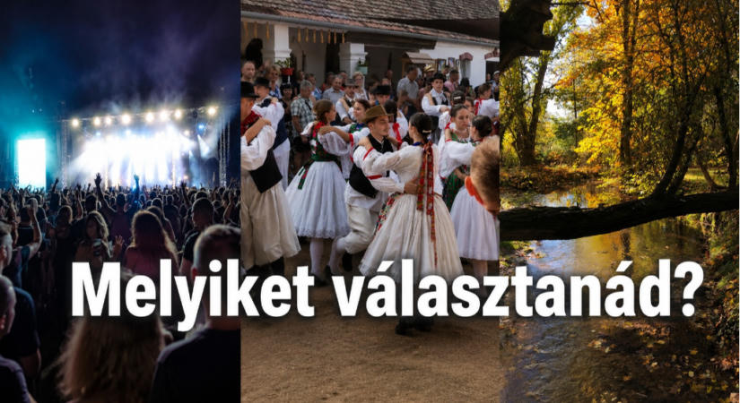 Három fesztivál – háromféle nyárbúcsúztató