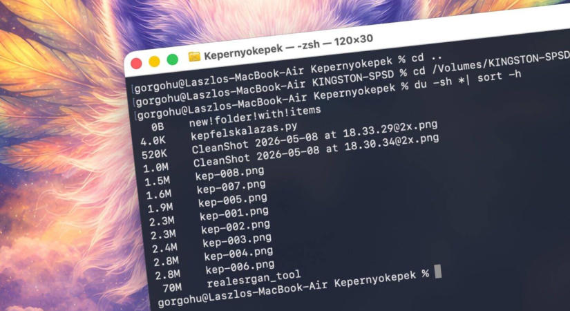 Hasznos Terminal parancsok napi rutinfeladatokhoz Macre