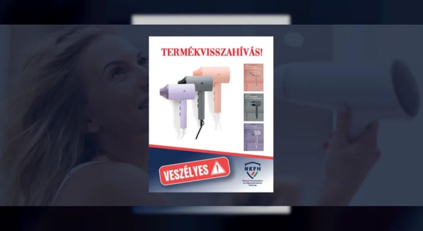 Biztonsági okokból hívja vissza az Ambiano hajszárítókat az ALDI Magyarország
