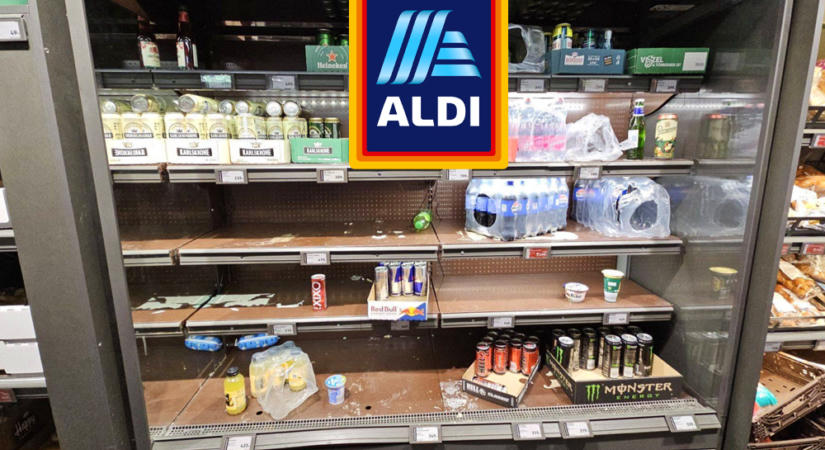 Egyre kínosabb az Aldi: Állandósult áruhiányra, koszra, hosszú pénztári sorokra panaszkodnak a budai vásárlók