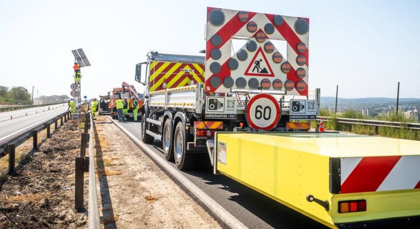 Új pontokon traffipaxoznak az M1-esen