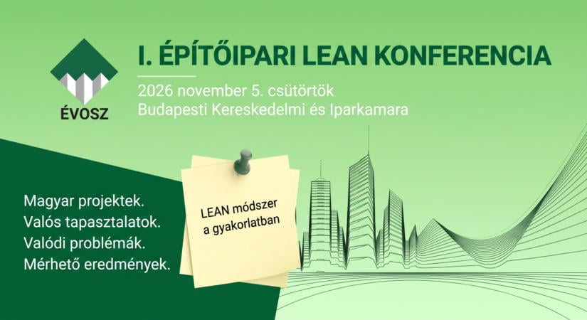 „Nem a Lean eszközeiről, hanem a működésünkről lesz szó” – novemberben Lean az építőiparban konferencia