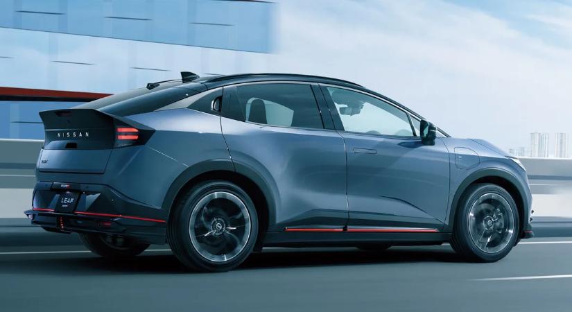 Kacsafarok-légterelővel vadult meg a Nissan elektromos autója