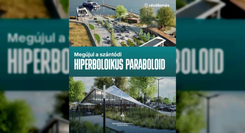 Megújul a szántódi rév ikonikus állomásépülete