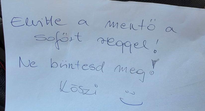 „Elvitte a mentő a sofőrt, ne büntesd meg!” – több tízezren reagáltak a kedves gesztusra