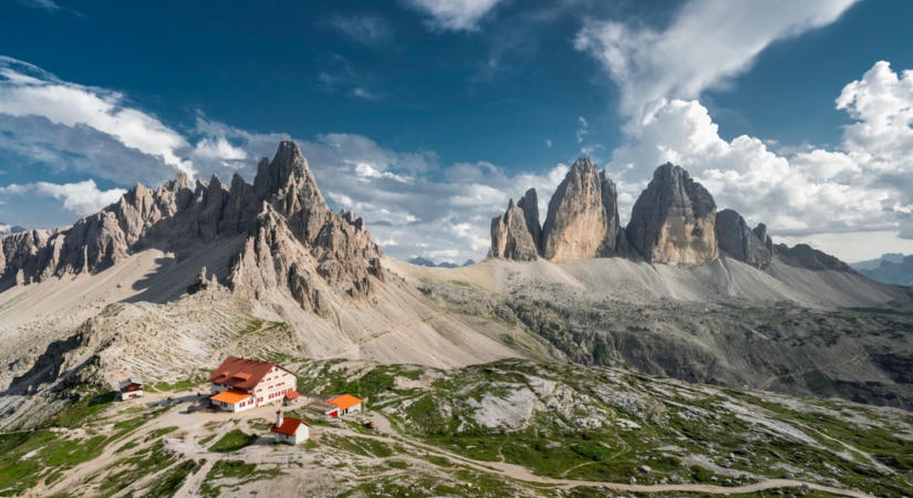 A három sziklatorony, amely a Dolomitok egyik legismertebb csodája