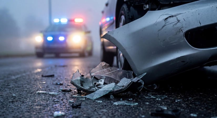 Rendőrök élesztették újra azt a férfit, aki előlük menekülve szenvedett balesetet