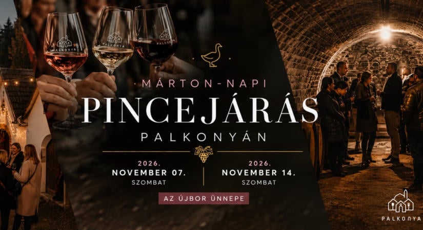 Márton-napi pincejárás Palkonyán 2026