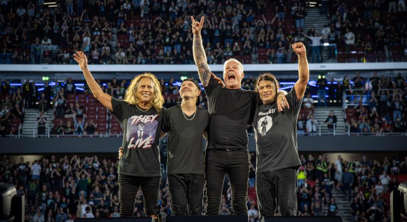 A Metallica milliókat adományozott hazánkban