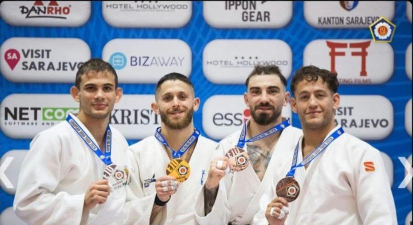 Dzsúdó világkupa: Naji Dávid bronzéremmel térhetett haza Szarajevóból