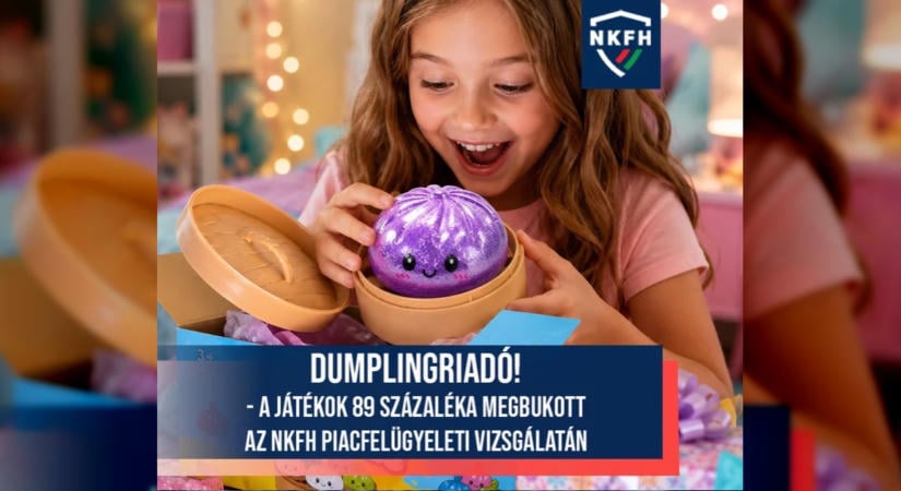 Súlyos egészségügyi kockázatot jelentenek a vizsgált squishy dumpling játékok