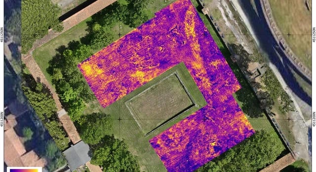 Ókori vízvezetékeket és háborús krátereket azonosítottak Pompeji alatt