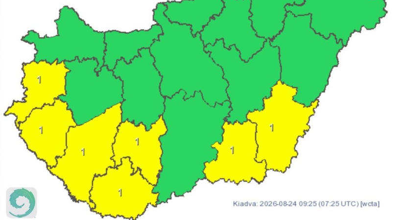 Egy kis hűvös, frissítő csapadék után a hétvégére visszatér a brutál kánikula