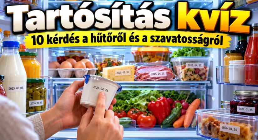 Tartósítás kvíz: 10 kérdés a hűtőről és a szavatosságról