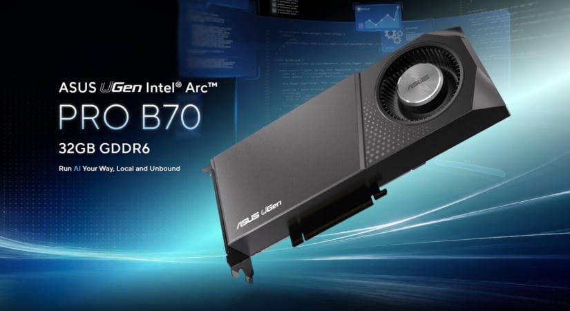 Már az ASUS is jegyezhet Intel lapkás VGA-t, ráadásul nem épp gyengét