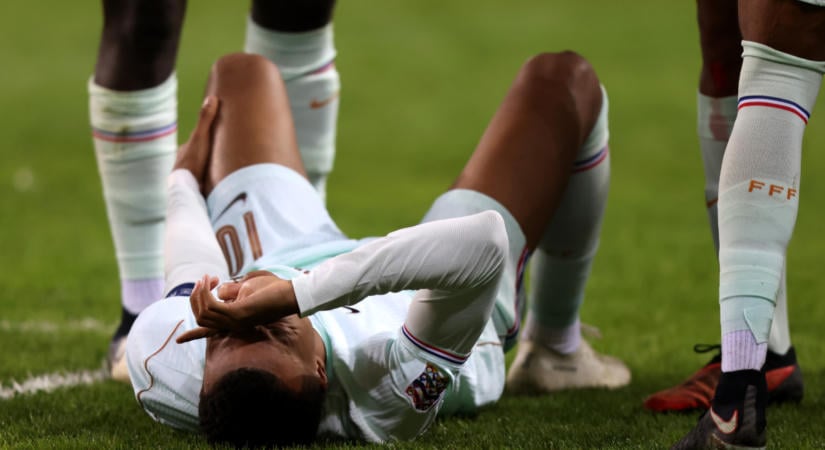 Kylian Mbappé megsérült, nem játszik a francia válogatottban!