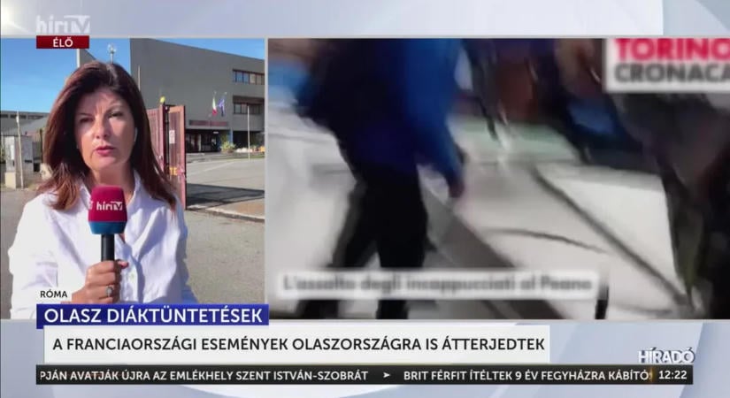Ostrom alatt állnak a középiskolák Olaszországban, fizikai összecsapás is történt