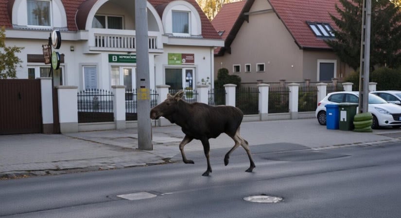 Videón a Debrecenben magabiztosan vágtató jávorszarvas, amit a magyar szabályozás teljesen elfelejtett bekeretezni