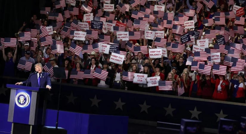 Emelkedett Trump támogatottsága