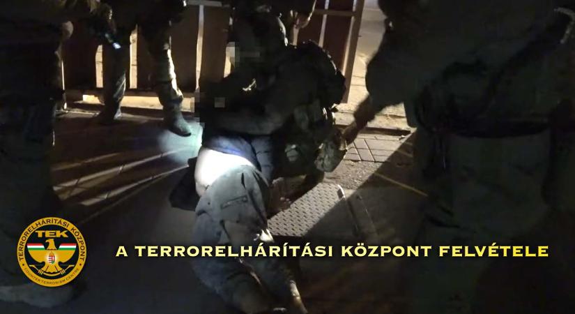 Pitbull kutyákat, fegyvereket és drogot is találtak a rendőrök egy 18. kerületi lakásban, az ott élő szerelmespárra a TEK-esek csaptak le – VIDEÓVAL