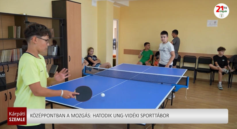 Középpontban a mozgás hatodik Ung-vidéki sporttábor (videó)