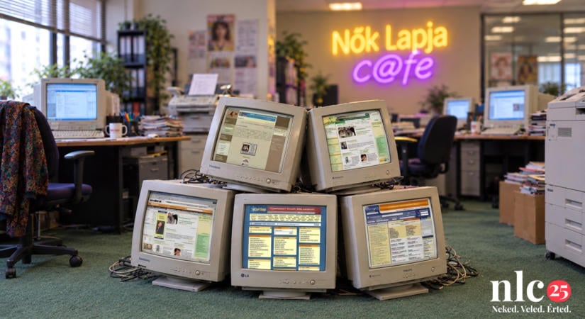 Ilyen volt a magyar internet 2001-ben, amikor az nlc.hu is elindult