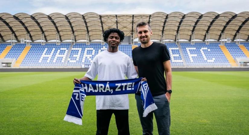 ZTE: megérkezett az U20-as válogatott nigériai tehetség