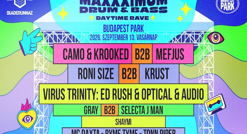 Délutántól dübörög a drum & bass: daytime rave a Budapest Parkban a műfaj nemzetközi élvonalával