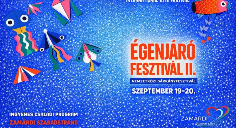 Égig érő élmények a Balaton-parton – jön a II. Zamárdi Égenjáró Fesztivál