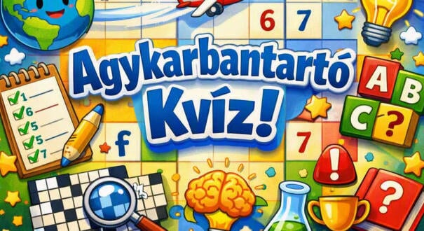 Agykarbantartó kvíz: Csak egy kattintásra vagy ettől, a remek kvíztől (957)