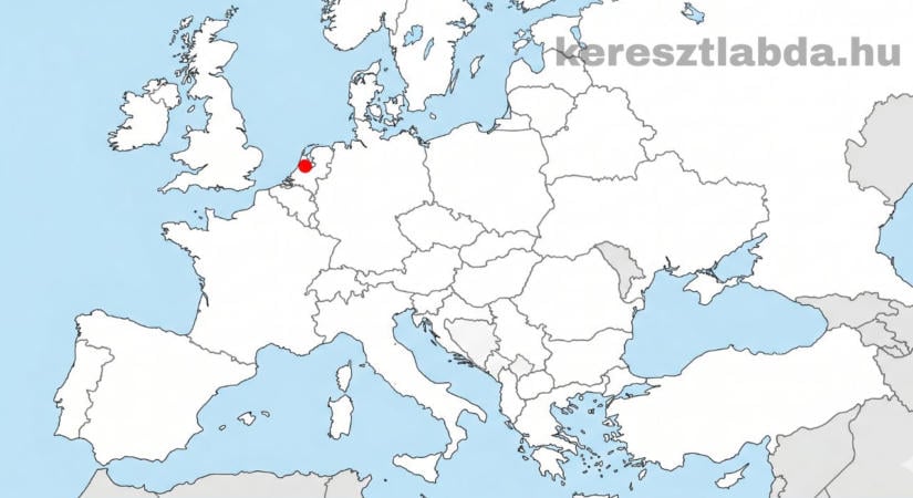 Földrajz feladat: Benelux vaktérkép egy piros ponttal. Ráböksz a jóra?