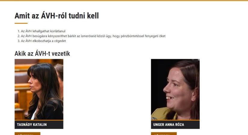 A Nemzeti Adatvédelmi és Információszabadság Hatóság szerint a GDPR szinte valamennyi alapelvét sérti, hogy listázták az NVVH munkatársait