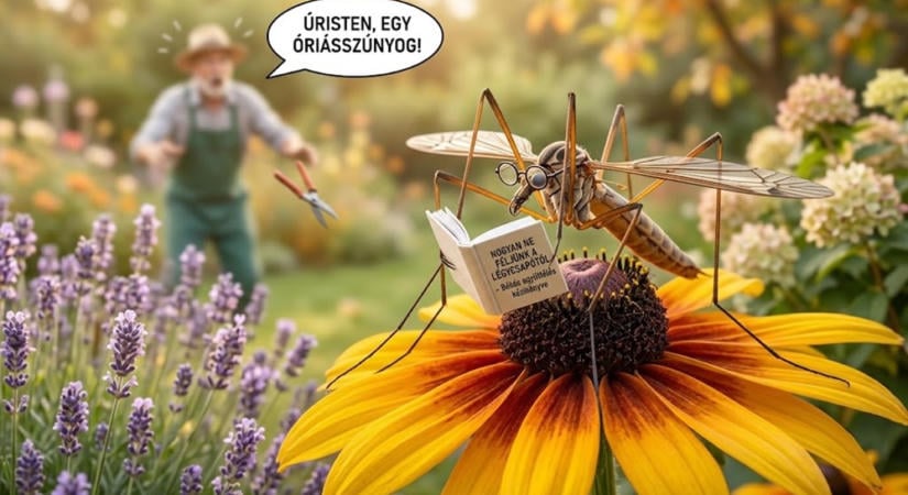 „Óriási szúnyog” repked a kertben? Jó eséllyel nem fog megcsípni
