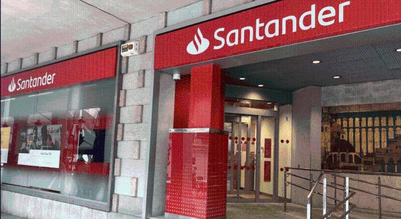 Nagyot ugrott a Santander profitja – Közel 9 milliárd eurót keresett fél év alatt