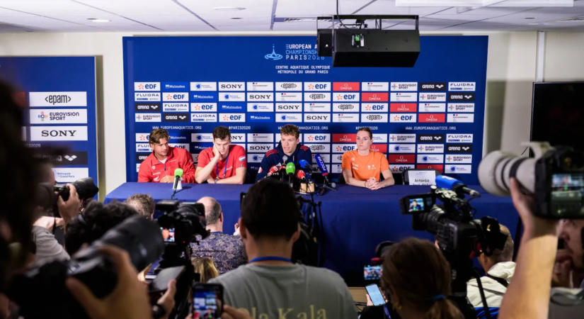 Úszó Eb: Kós, Marchand, Ponti és Steenbergen nyitotta meg az Eb-t