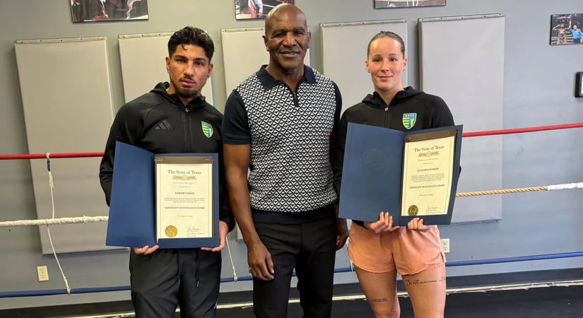 Evander Holyfield üzent az Eb-ezüst után: „Gratulálok, és fel a fejjel, Luca!”